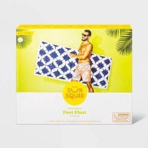 Sun Squad Other Towel Top Pool Float Blue Tiedye Sun Squad